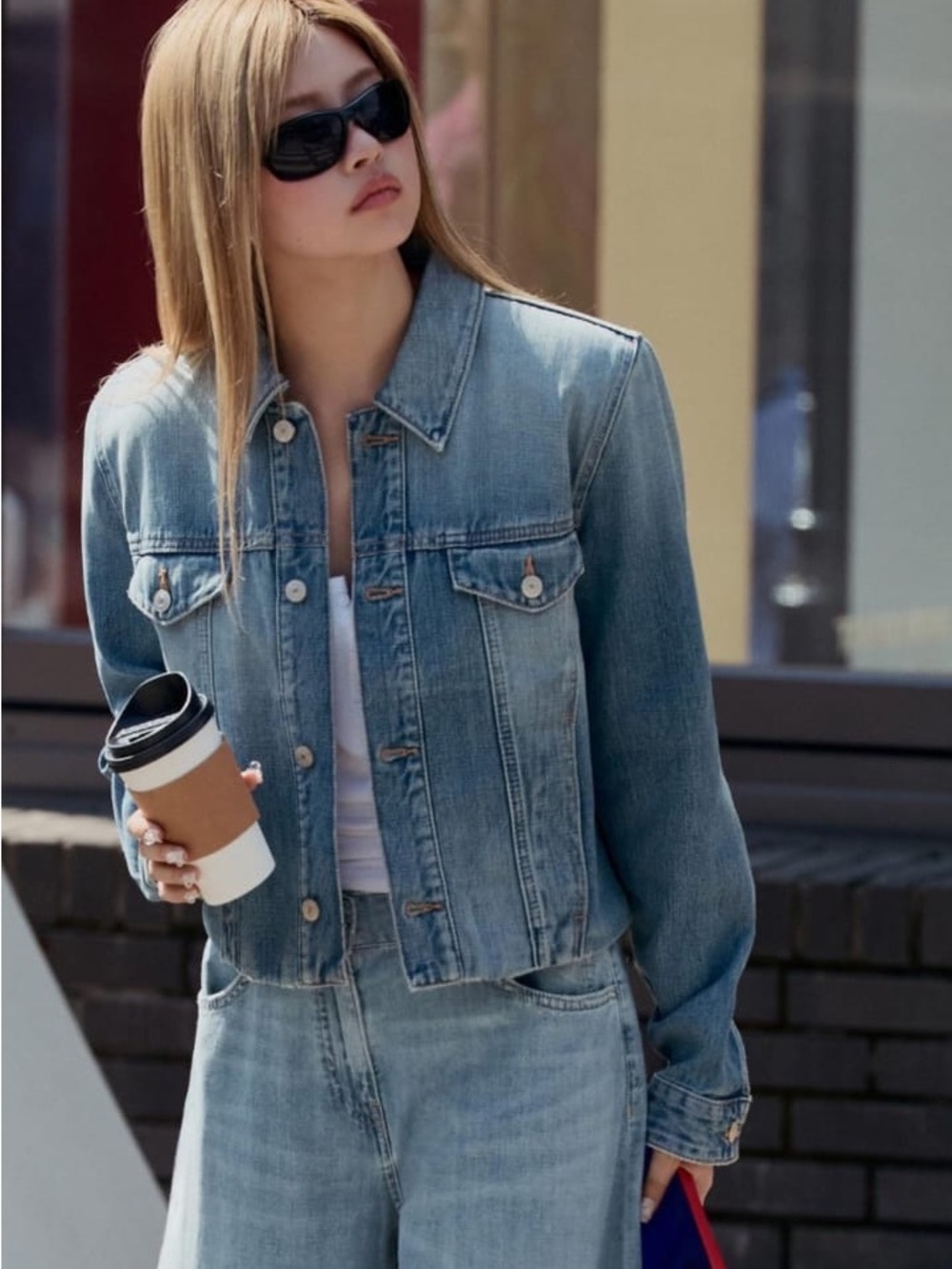 Zara Light Blue Denim Jacket